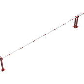 Access barrier with counterweight | and supporting post | clear width: 7000 mm | with Euro profile cylinder lock